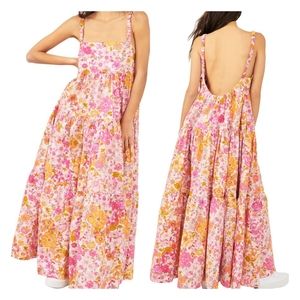Free People Floral Maxi Sundress